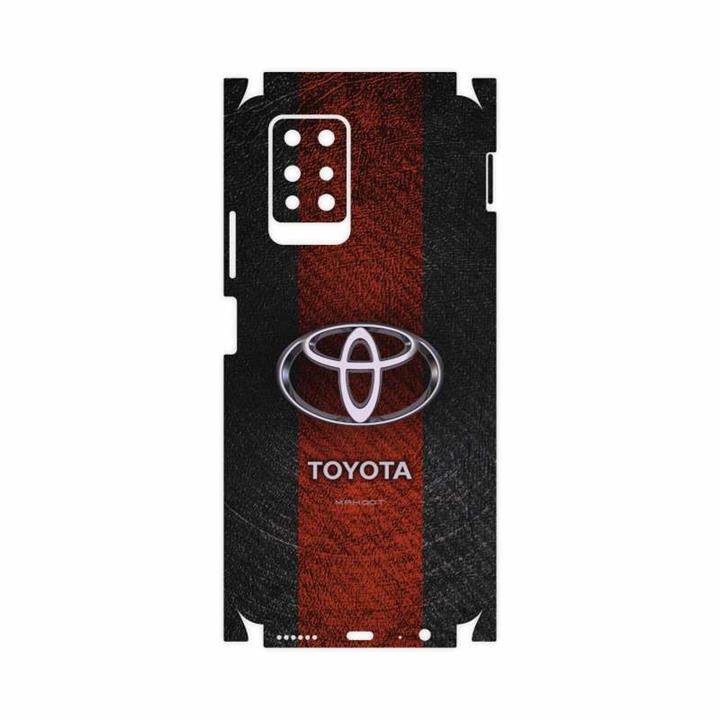 برچسب پوششی ماهوت مدل TOYOTA-Logo-FullSkin مناسب برای گوشی موبایل اینفینیکس Note 10 Pro MAHOOT TOYOTA-Logo-FullSkin Cover Sticker for Infinix Note 10 Pro